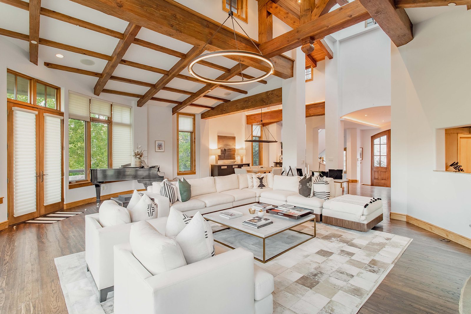 Expansive estate great room